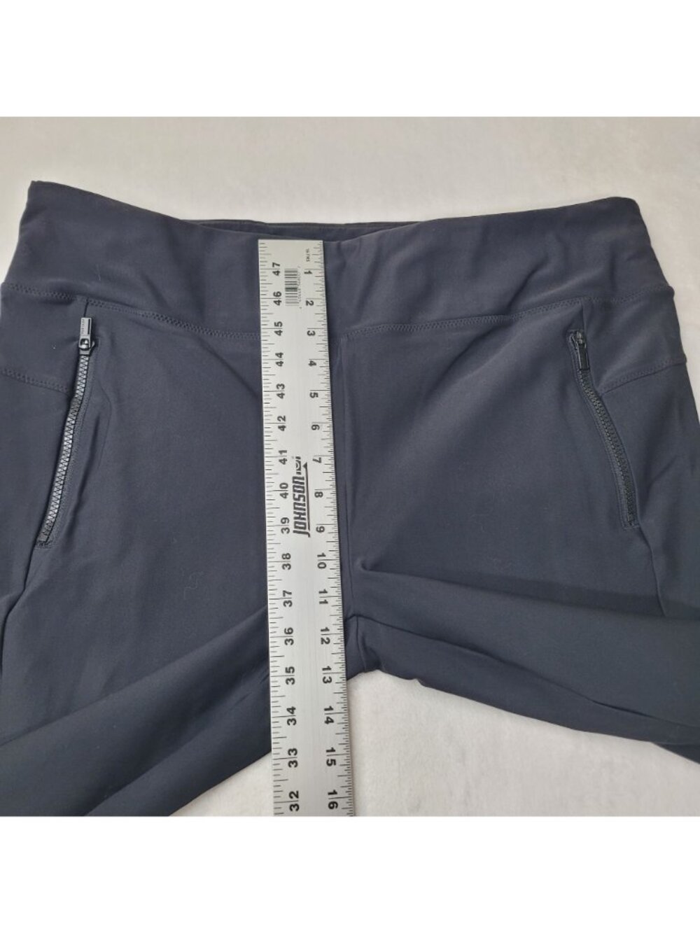 Athleta Women's Black Activewear With Zippered Pockets Leggings Size 1X - Picture 7 of 12
